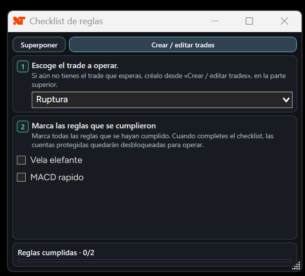 Gestor emocional para NinjaTrader 8 - Imagen 4