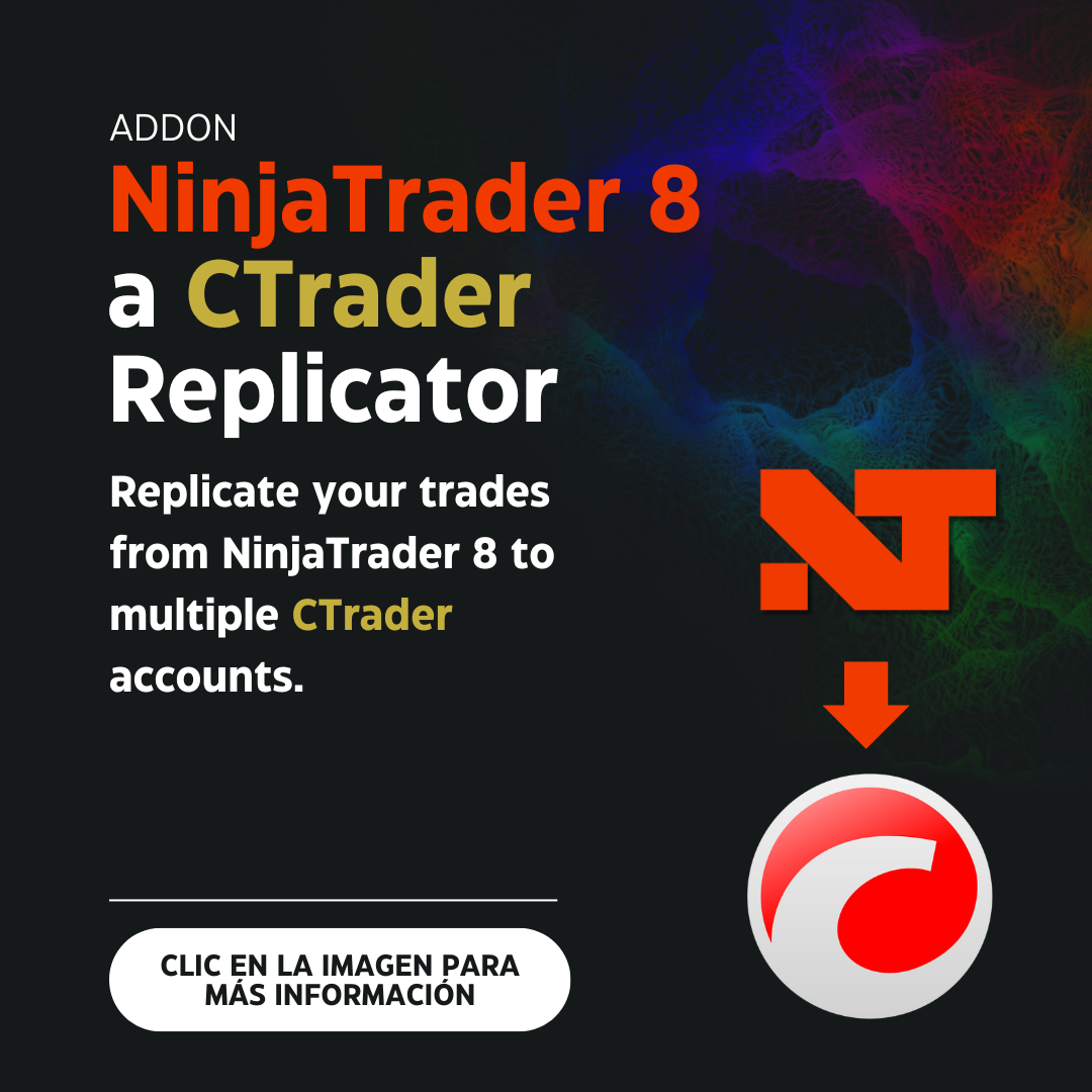 NinjaTrader 8 to CTrader Replicator [Futures and CFDs]