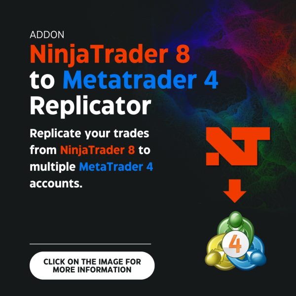 NinjaTrader 8 to Metatrader 4 Replicator