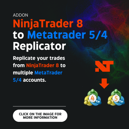 NinjaTrader 8 to Metatrader 5 / 4 Replicator