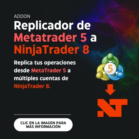 Replicador de Metatrader 5 a NinjaTrader 8