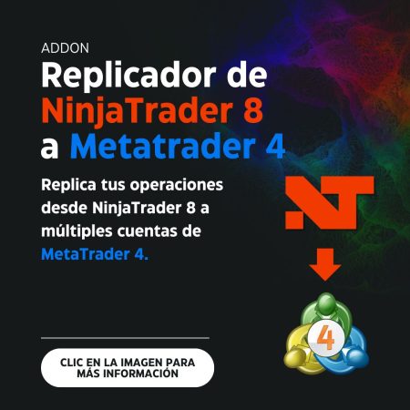 Replicador de NinjaTrader 8 a Metatrader 4