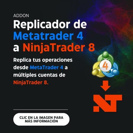 Replicador de Metatrader 4 a NinjaTrader 8