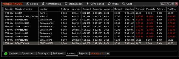 Replicador de cuentas para NinjaTrader 8