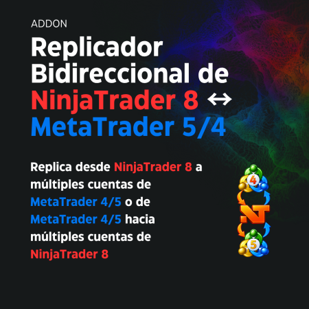 Replicador Bilateral de NinjaTrader para MetaTrader 4/5